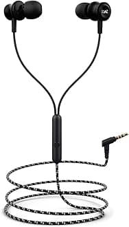 Boat Bassheads 152 in Ear Wired Earphones with Mic(Active Black)