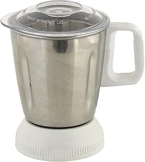 AtLoGs- Wet Jar for "PANASONIC/National PANASONIC" Mixer Models "MX-116E/ MX-216E/ MX-113E" (Without Safety Lock, 1.5Liter), Multicolor
