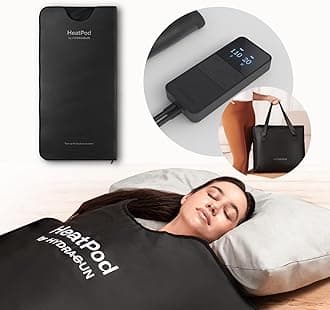 HYDRAGUN HeatPod Infrared Sauna Blanket for Well-Being and Detox - Relax Your Body & Mind - Personal Sauna, Portable Sauna for Home