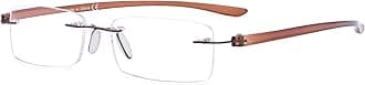 Eyekepper Readers Small Lenes Rimless Reading Glasses Men Women