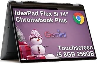 Lenovo IdeaPad Flex 5i 2-in-1 Laptop (14" FHD+ Touchscreen, Intel Core i3-1215U, 8GB RAM, 256GB SSD) Convertible, Fingerprint, FHD Webcam, 9-Hr Battery Life, IST Pen, Win 11 Home in S Mode, Grey