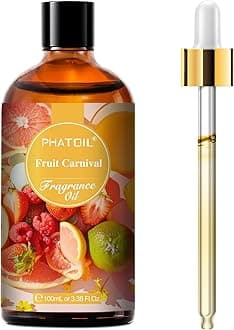 PHATOIL 3.38FL.OZ Fruit Carnival Fragrance Oils for Aromatherapy, Essential Oils for Diffusers for Home, Perfect for Diffuser, Yoga, Skin Care, DIY Candle and Soap Making - 100ml
