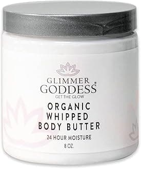 Glimmer Goddess Organic Body Butter - Citrus Mango, 8 oz