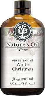 White Christmas Fragrance Oil (60ml) For Diffusers, Soap Making, Candles, Lotion, Home Scents, Linen Spray, Bath Bombs, Slime