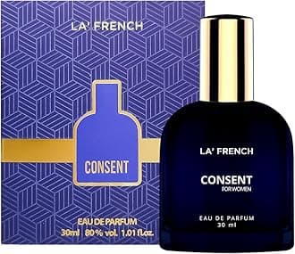 La French Consent Perfume 30ml for Women | Long Lasting | Premium Luxury | Fresh Fragrance Scent | Travel-Friendly | Date Night Perfume