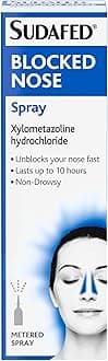 SUDAFED Blocked Nose Nasal Spray 15ml, Congestion Relief That Gets to Work in 2 Minutes and Lasts for Up to 10 Hours