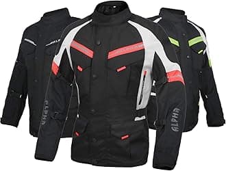 ALPHA CYCLE GEAR2021 Adventure & Touring Motorcycle Jacket For Men Motorbike Off Road CE Armor All Season Waterproof