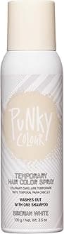 Punky Temporary Hair Color Spray – Siberian White, Instant Vivid Temporary Hair Dye for Women, Wash Out, Hair-Color Spray, 3.5 oz