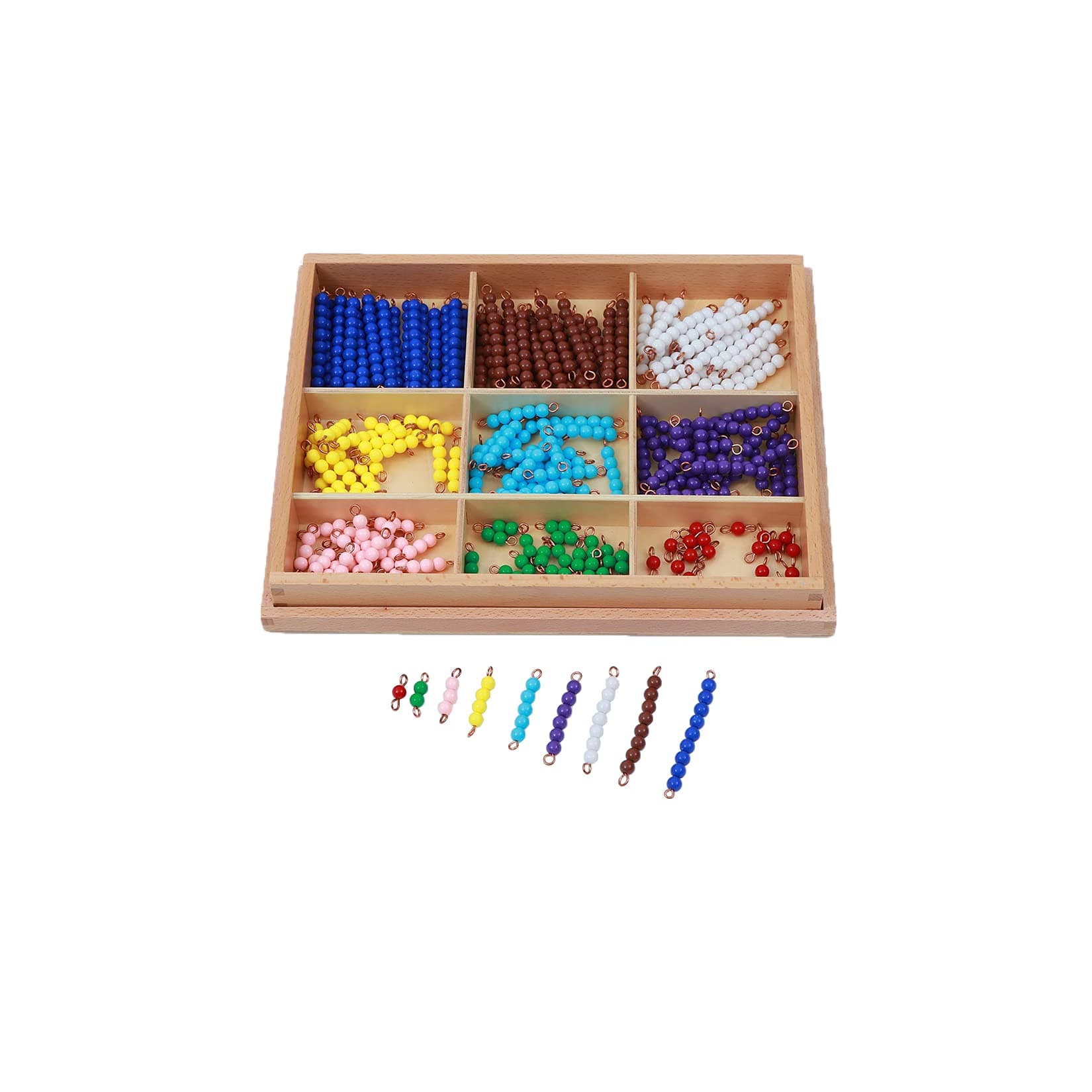 Montessori Counting Beads Checker Board Beads