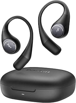 – OpenJump Open Ear Headphones, Wireless Earbuds with Ergonomic Earhook, Hi-Res Sound, LDAC, 4 Mics ENC Call, 42H Playtime, Multipoint Connection, IPX7 Waterproof, Snug Fit for Workout, Running