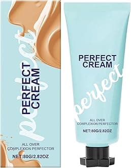 All Over Complexion Perfector, Concealing Foundation Perfecting Cream, Waterproof Long Lasting Even Skin Tone, Scars, Natural Body Makeup Foundation for Mature Skin Smooth Tone (#, 1 Pcs)