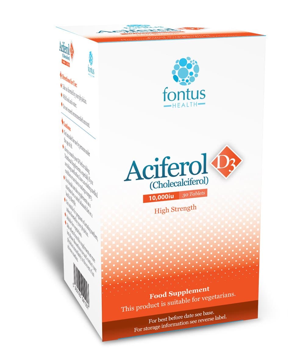 Aciferol D3 10,000iu - 30 Tabs