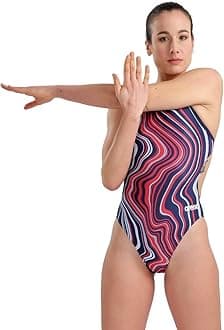 ARENA Women's Marbled One Piece Swimsuit