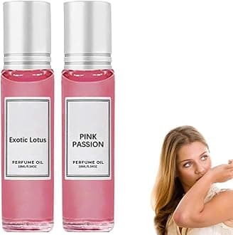 Generisch Pheromone Perfume Women, Roll-On, Enhanced Scents, Release Unique Charm, Pheromone Women's Fragrances (Rose + Lily)