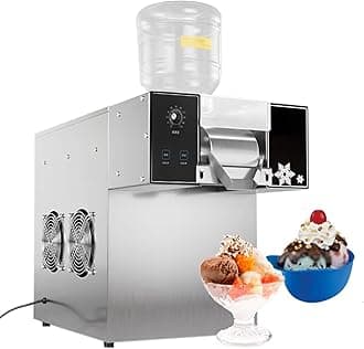 Commercial Korean Kakigori Mesin Es Bingsoo Snow Snowflake Flake Cream Crusher Maker Shaved Ice Shaver Bingsu Making Machine (Mechanical 120KG)
