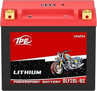 TPE Lithium DLF20L-BS,12.8V 10AH 850CCA Motorcycle Battery Powersport Battery for ATV, Jet Ski, Scooter, PWC & More