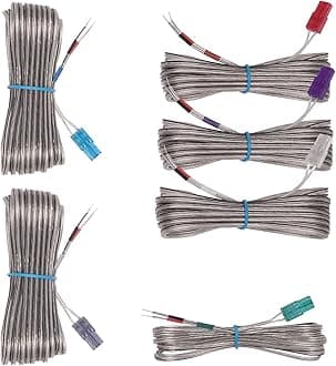 Speaker Cable AH81-02177B for Samsung HT-H4500 HT-J4500 HT-J4530 HT-J5150 HT-J5100K HT-J5500 HT-J5500K HT-J5550K HT-J5550WK HT-H7730WM HT-J7500W HT-H7500WM HT-J7750W HT-H7750WM Home Theater System