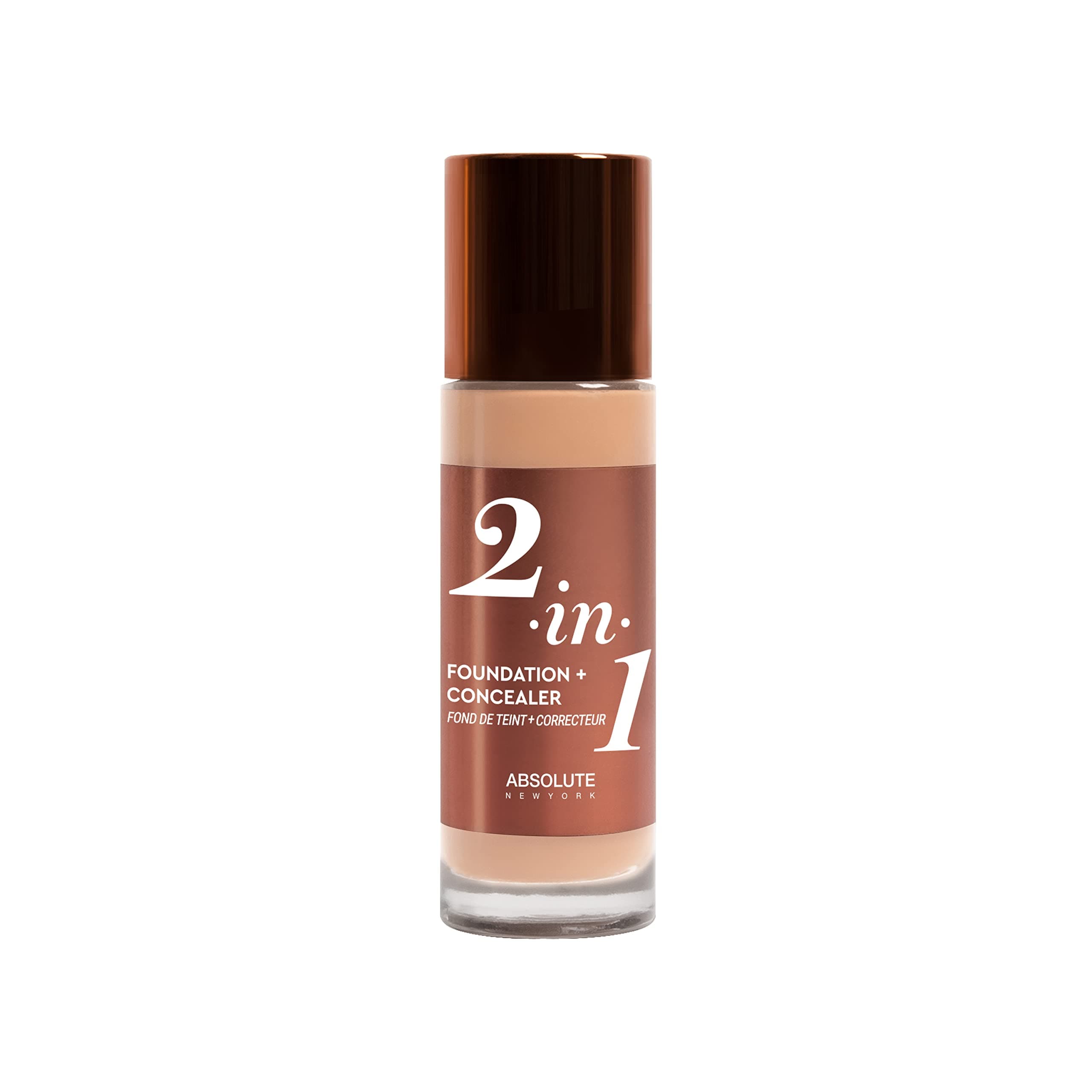 2-in-1 Concealer Foundation – Neutral Shell – Absolute New York – Foundation – Mffc02 Neutral Shell 40 g