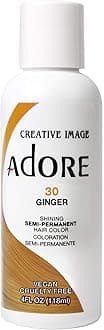 Adore Semi-Permanent Haircolor #030 Ginger 4 Ounce (118ml) (6 Pack)