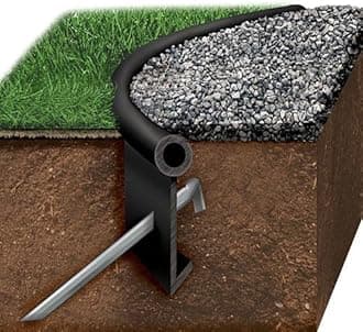 Black Jack Poly Lawn Edging Kit - Black