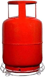 A to Z Hub Stainless Steel Cylinder Trolly with 4 Wheels