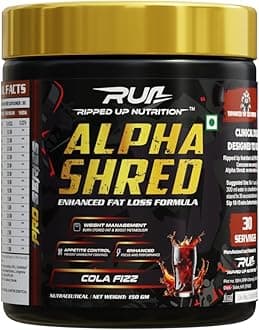 - Alpha Shred Fat Burner - 150g, Pineapple Mango | With Carbliss® for Blocking Carbs by 40-60% | Weight Management & Metabolism Booster | Enriched with Garcinia Cambogia, Coffee Bean Extra, Caffeine