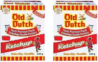 2 Boxes of Old Dutch Ketchup Chips (2 x 220G) Bundle {Imported from Canada}+
