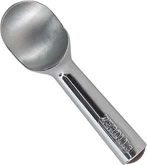 Original 4 oz Ice Cream Scoop, Size 10, in Silver/Brown (1010)