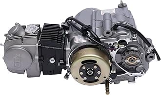 Engine Motor Complete Kit 125CC Motorcycle Engine 4-Stroke Manual Clutch Motor Single Cylinder CDI ForHonda XR50 CRF50 CRF70 (Style 1)