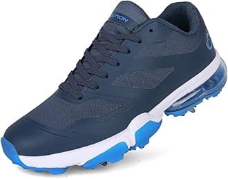 THESTRON New Men Golf Shoes 8 Spikes Professional Outdoor Golf Sport Sneaker for Men