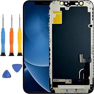 for iPhone 12 Mini Screen Replacement for iPhone 12 Mini 5G Screen Replacement A2399 A2176 A2398 A2400 LCD Display digitizer Touch Screen with Tools Black 5.4 Inch