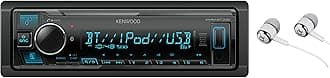 KDC-MP168U WMA/MP3 CD Receiver with Front Panel USB and AUX Input and Remote Control