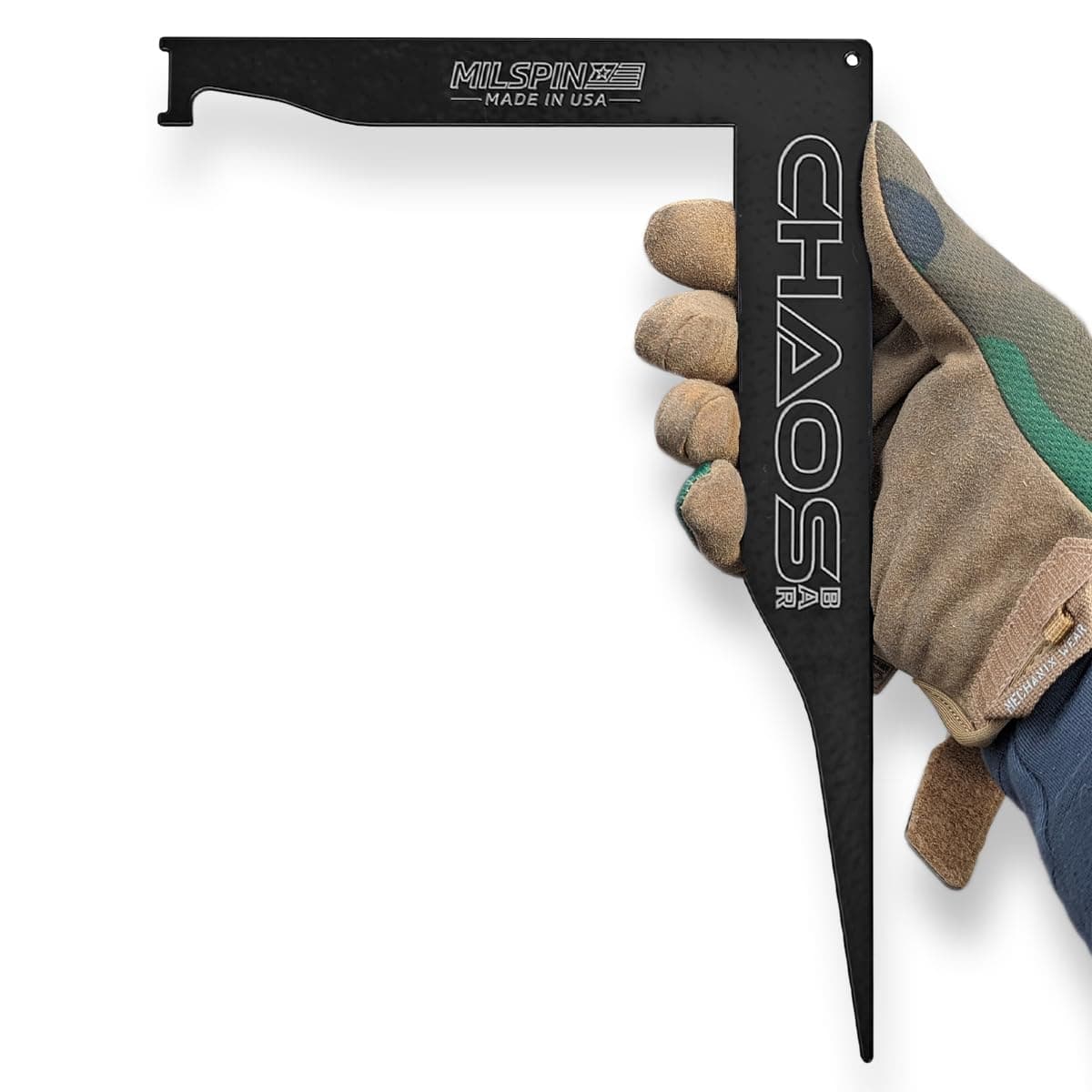 Milspin CHAOS Bar Firefighter Tool | Swipe | Leverage Device | Veteran Made in the USA