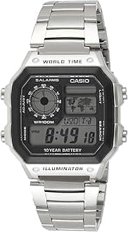 Digital Fashion Quartz Mens Youth Casio AE-1200WHD-1A