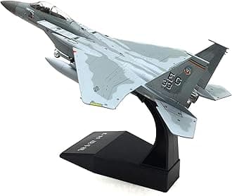 1/100 Scale Model Aircraft F-15 American Eagle Supersonic Fighter Simulation Aircraft Model Fighter Jet Model Airplane
