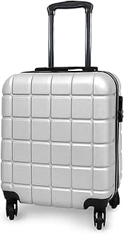 AVIO Atlas Cabin Suitcase 45x36x20cm - Lightweight Double-Wheel Luggage Bag, 3 Internal Pockets, Telescopic Handle w/ 3 Heights, Durable ABS Hard Shell - Approved by Most Airlines