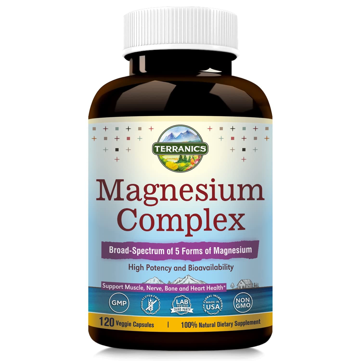 Magnesium Complex 500mg Veggie Capsules - 120