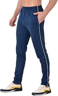 Cotton Track Pant for Men | Lower for Man | Comfortable Lower Men with Zip Pocket for Gym, Sports & Casual Wear