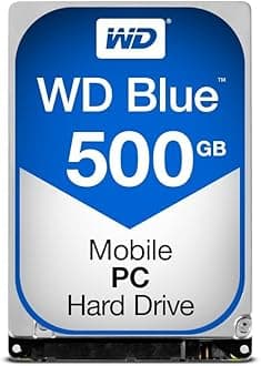 WD Blue 500 GB internal mobile hard drive (6mm height 5400rpm SATA 6Gb/s 8MB cache 6.4 cm 2.5 inches) RoHS compliant internal