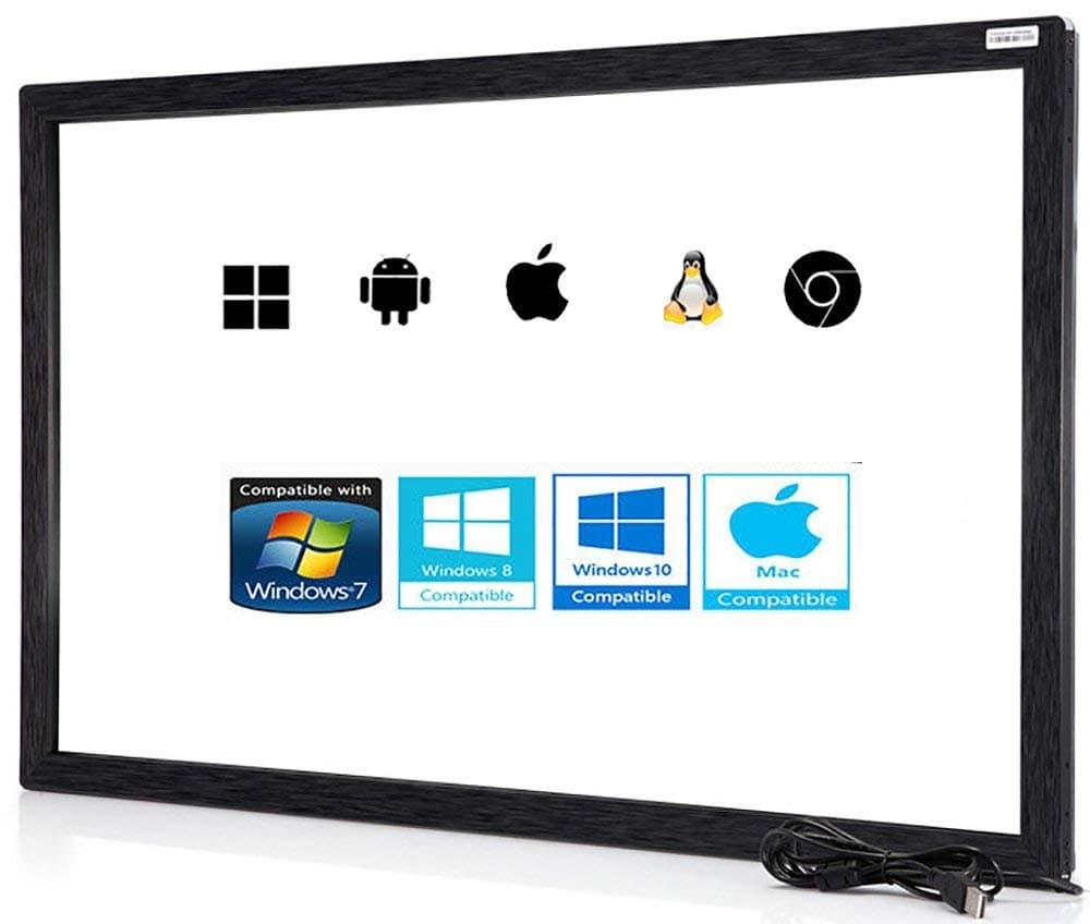 Chengying 37 inch Multi-Touch 10 Points Infrared Touch Frame - IR Touch Panel - 37" Infrared Touch Overlay - USB Interface - HID Compatible