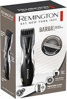 Barba Beard Trimmer (Advanced Ceramic Blades, Pop-up Detail Trimmer, Adjustable Zoom Wheel, 9 Length Settings, Comb Attachment, Cord or Cordless, 40-Minute Runtime) MB320C