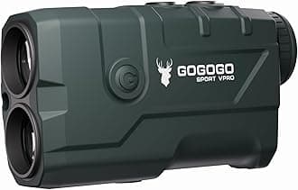 Gogogo Sport Vpro Green Hunting Rangefinder -1200 Yards Laser Range Finder for Hunting and Golf with Speed, Slope, Scan and Normal Measurements, Rechargeable