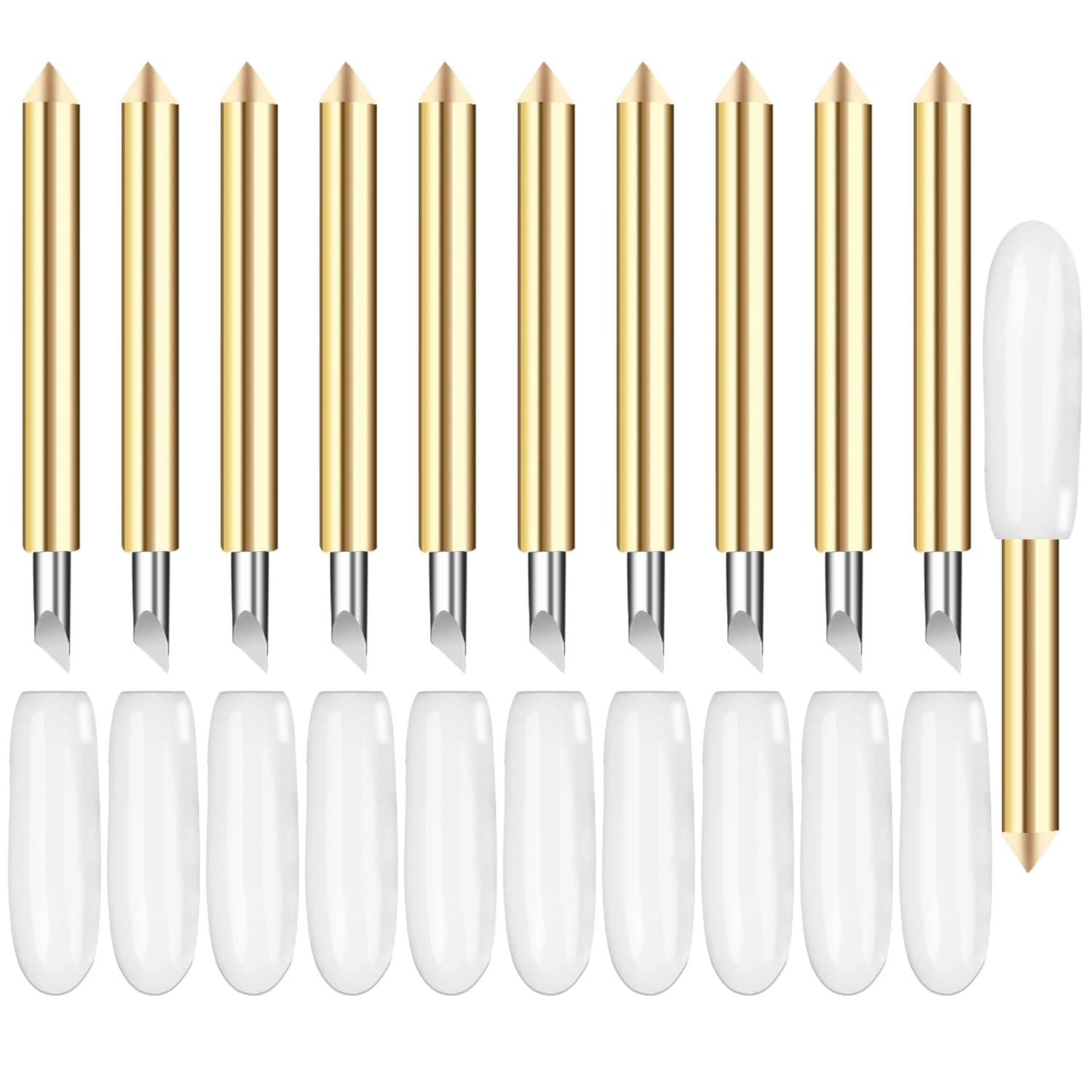 10 PCS Premium Fine Point Blade ,Replacement Blades Compatible with Cricut ExploreAir /Air 2/Air 3/Maker/Maker 3/Expression