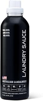 Laundry Sauce - Laundry Fabric Softener (Australian Sandalwood) Luxury Fragrance, Softens & Preserves Fabric, Reduces Wrinkles, 19 Fl Oz