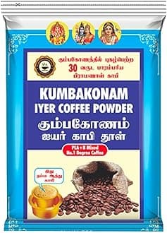 Kumbakonam Filter Coffee Powder 500g | Iyer Degree Coffee | Authentic South Indian Blend | Fresh Ground Strong Coffee | No Chicory