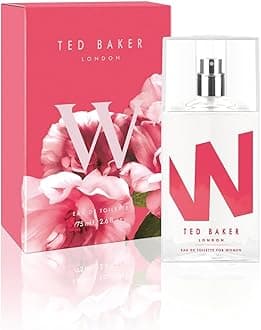 Ted Baker W EDT Rose And Orchid, Fig Leaf, White Peony, Cassis, Raspberry Middle notes, Womens Perfume, Long Lasting Fragrance Eau De Toilette, Fruity Floral 2.54 fl oz