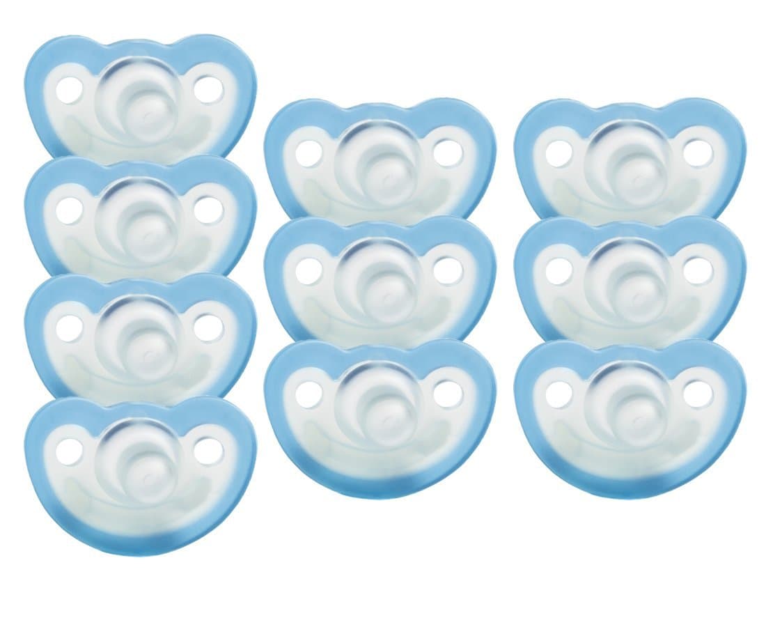 0-3 Months Pacifier 10 Pack Unscented - Blue