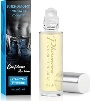 15 mL Pheromone Cologne for Men to Attract Women - Long-Lasting Scent Mens Colognes - Enhanced Confidence & Attraction Pheromone Infused Perfume for Men - Pheromones Hypnosis Men's Cologne