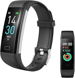 Fitness Tracker with Heart Rate Monitor/Step Counter/Calories, Activity Tracker Smart Watch Sleep Monitor, IP68, Health Tracker Pedometer for Man Women