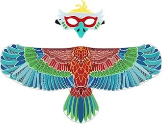 D.Q.Z Bird-Wings-Eagle-Costumes for Kids Dress Up Toys Parrot Halloween Role Play Animal Party